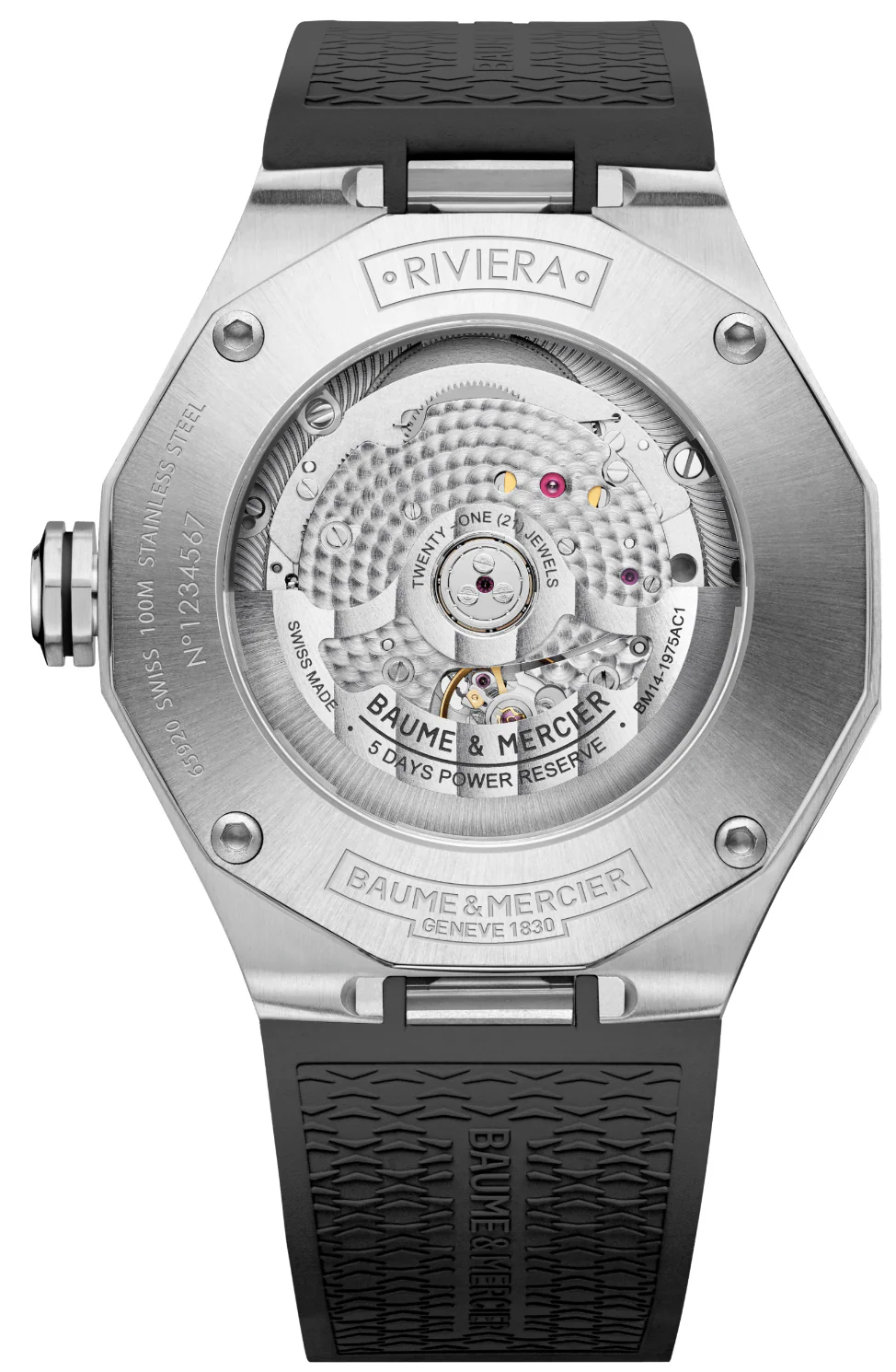 Baume et Mercier Riviera Baumatic Moonphase Mens Watch - Image 2