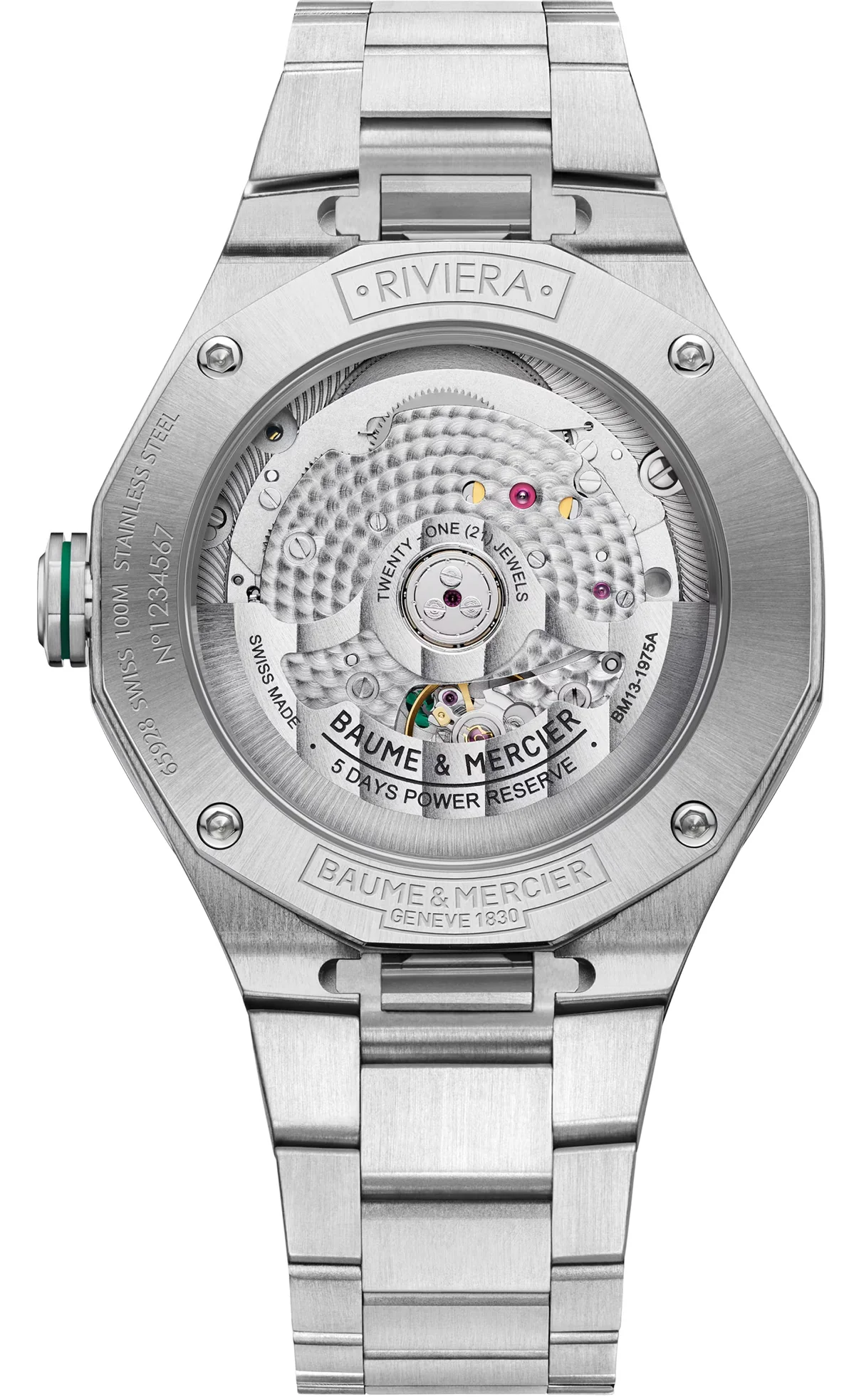 Baume et Mercier Riviera Smokey Green Watch - Image 2