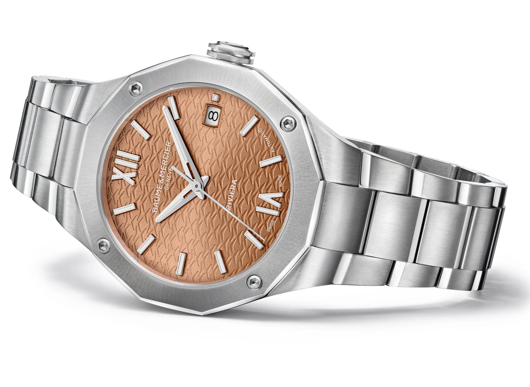 Baume et Mercier Riviera Terracotta Watch - Image 3