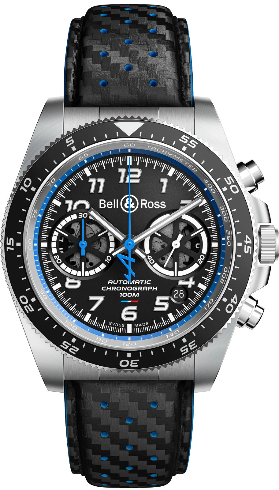 Bell & Ross Watch Vintage BR V3 94 A521 Alpine Racing Leather Limited Edition