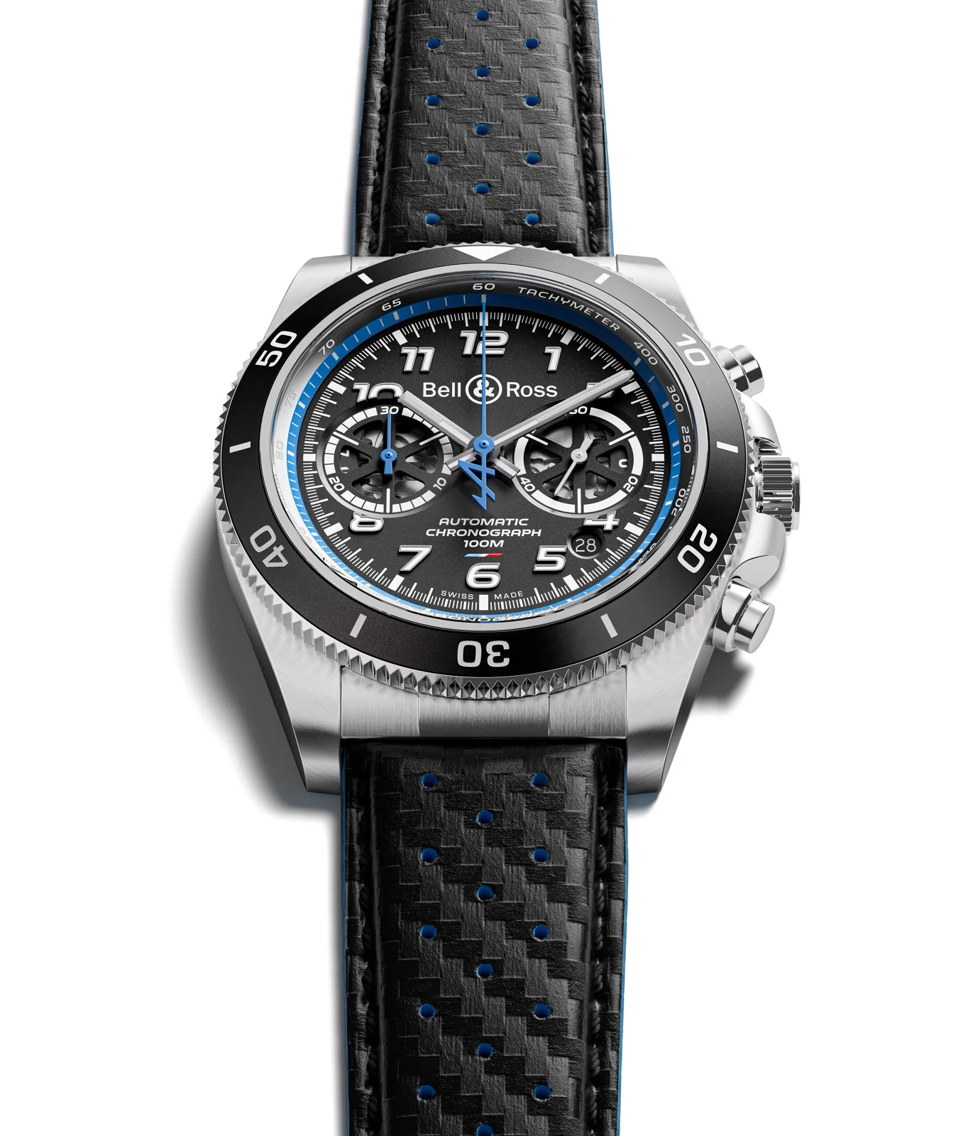 Bell & Ross Watch Vintage BR V3 94 A521 Alpine Racing Leather Limited Edition - Image 2
