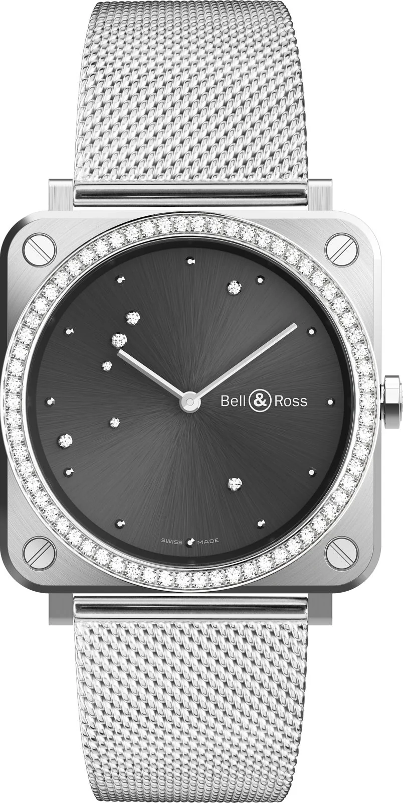 Bell & Ross Watch BRS Grey Diamond Eagle