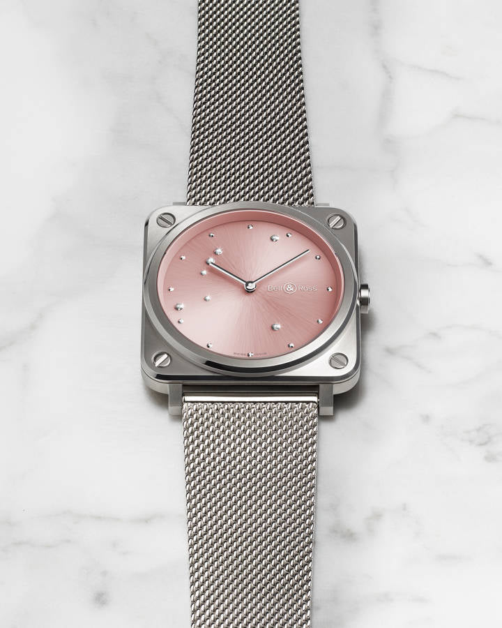 Bell & Ross Watch BRS Pink Diamond Eagle - Image 3
