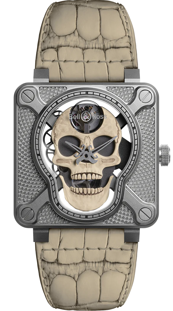 Bell & Ross Watch BR 01 Laughing Skull White Limited Edition - Image 2
