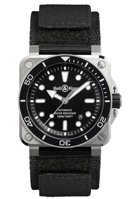 Bell & Ross BR 03 Diver Black Steel Watch - Image 2