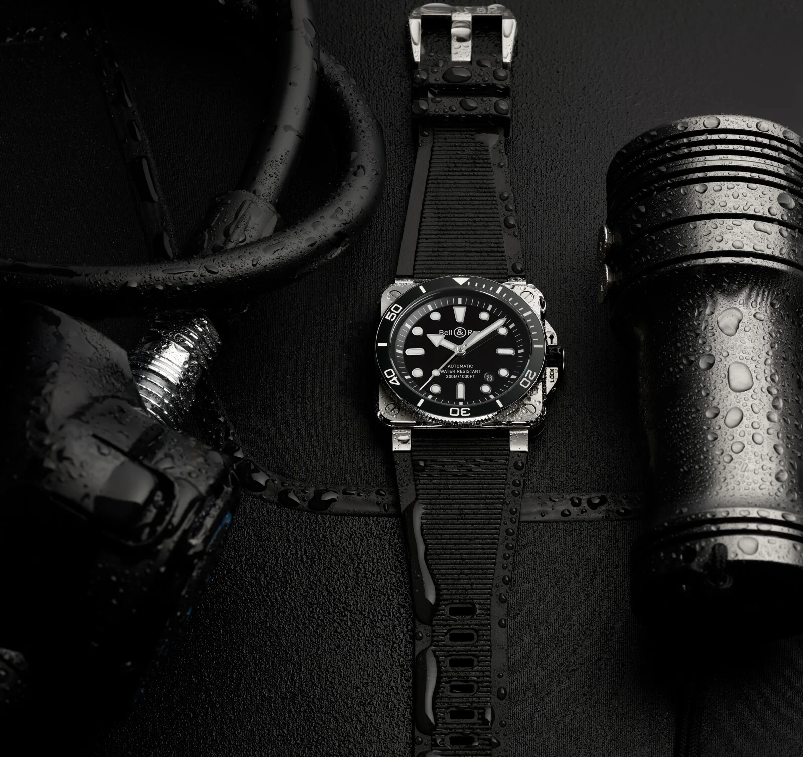 Bell & Ross BR 03 Diver Black Steel Watch - Image 8
