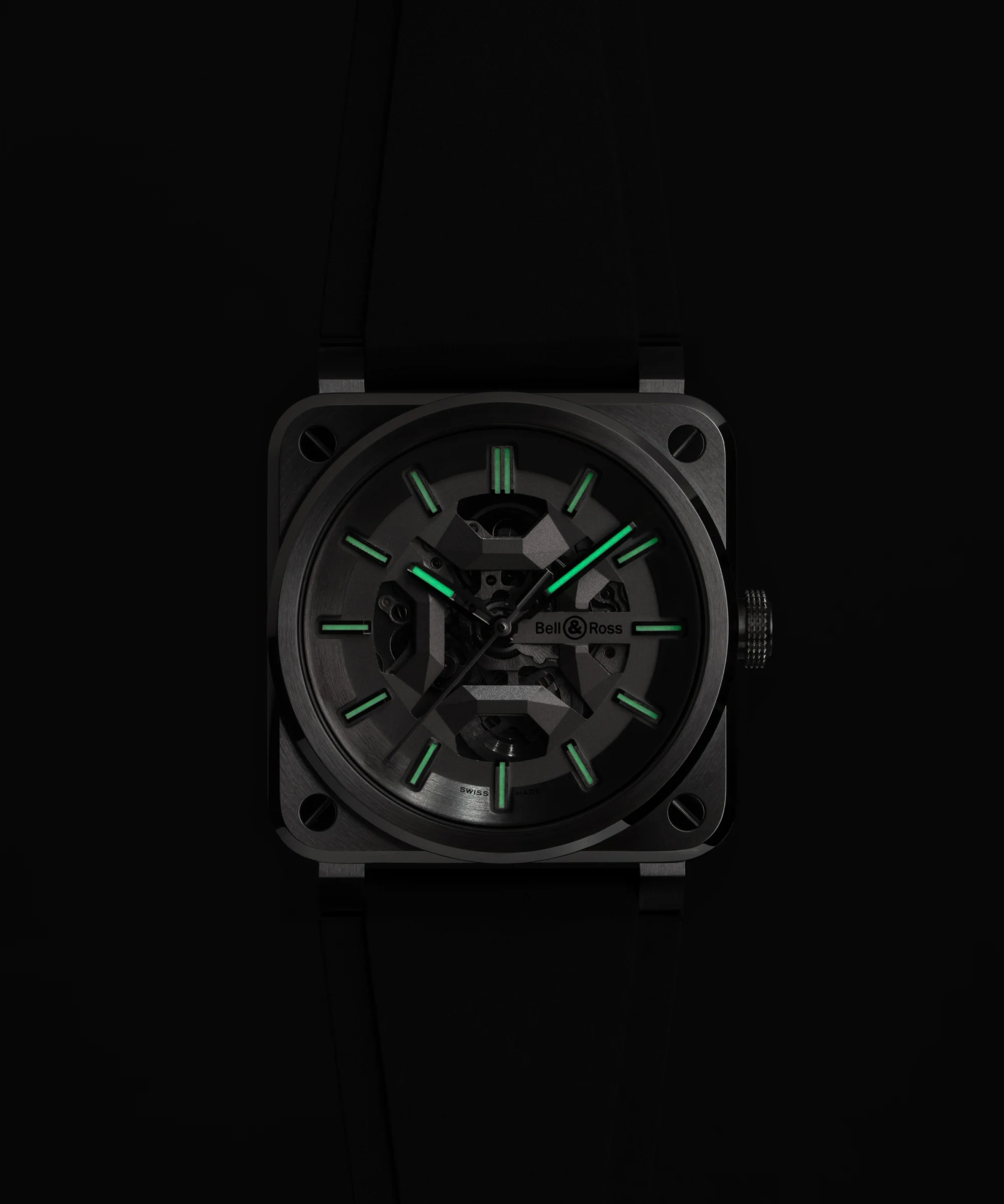 Bell & Ross BR 03 Skeleton Grey Steel Watch - Image 3