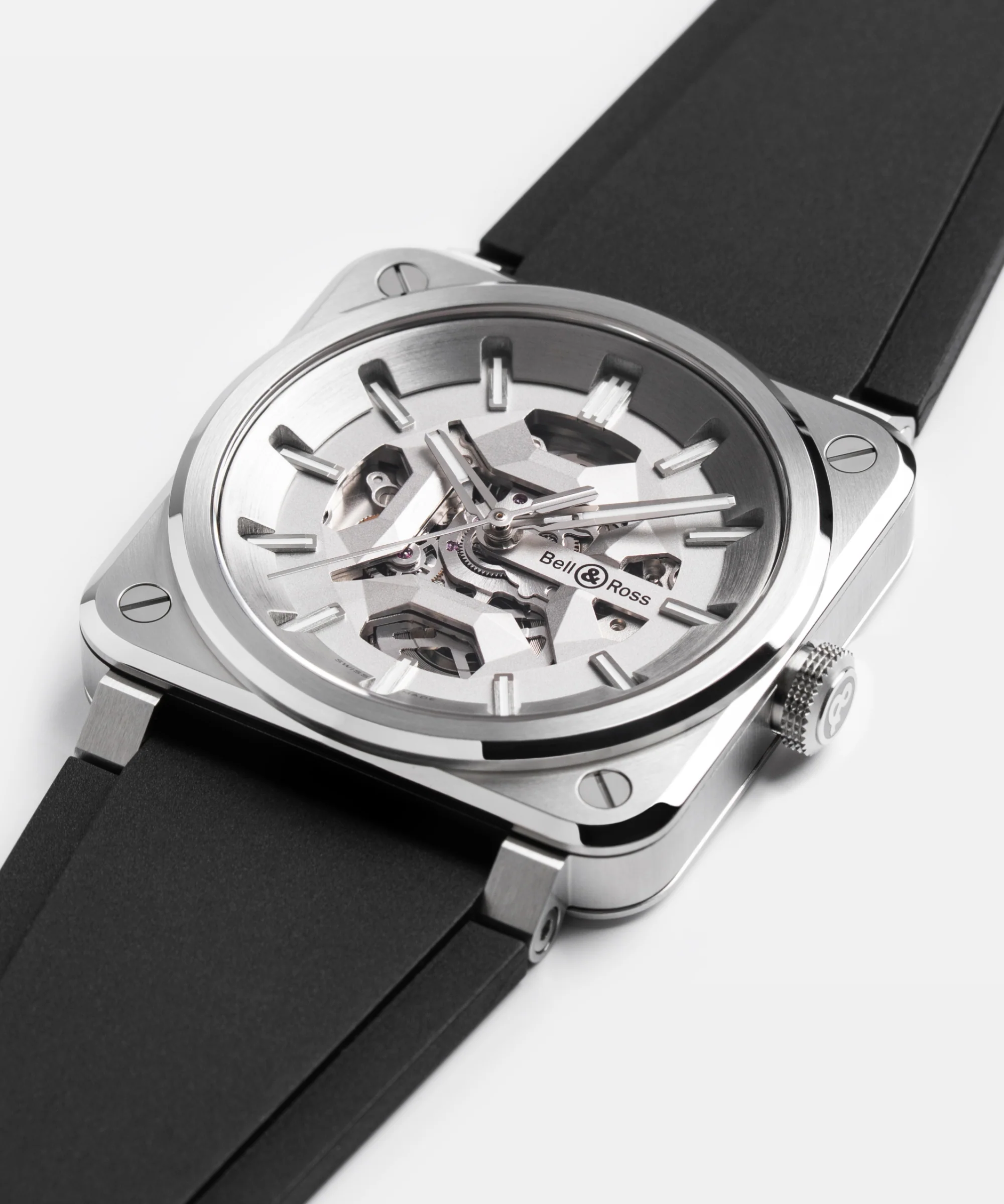 Bell & Ross BR 03 Skeleton Grey Steel Watch - Image 5