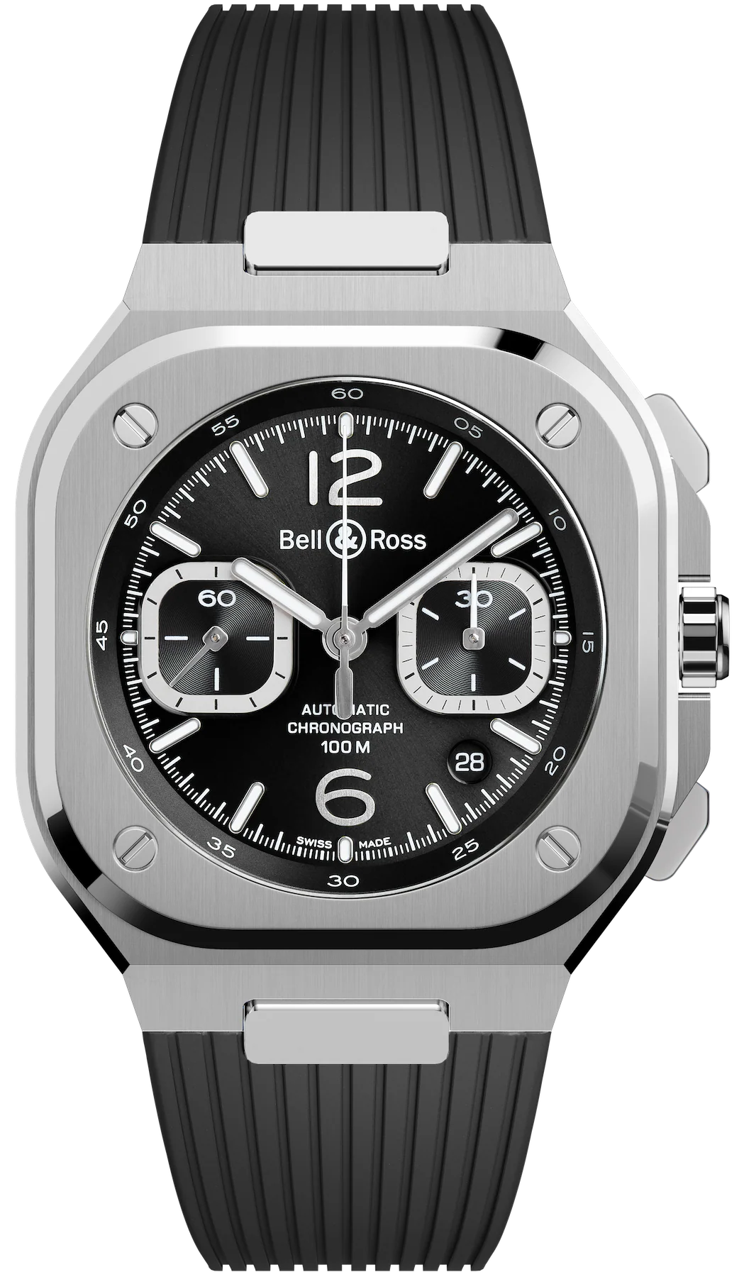 Bell & Ross BR 05 Chrono Black Steel Watch
