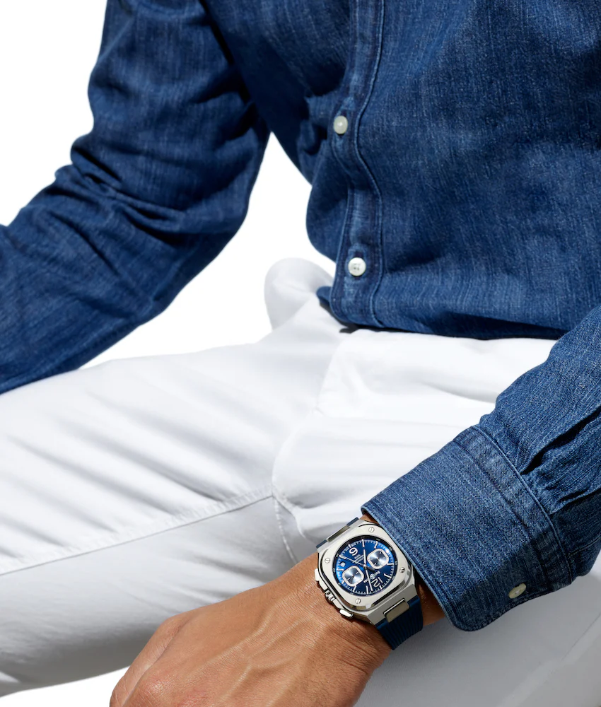 Bell & Ross Watch BR 05 Chrono Blue Steel D - Image 4