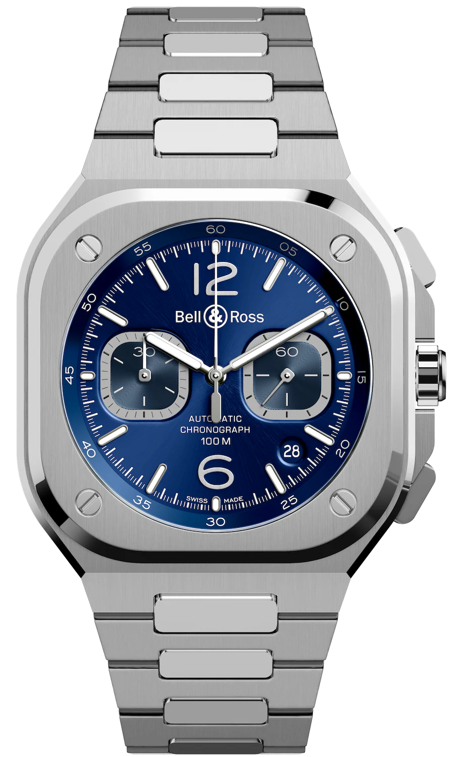 Bell & Ross Watch BR 05 Chrono Blue Steel Bracelet D