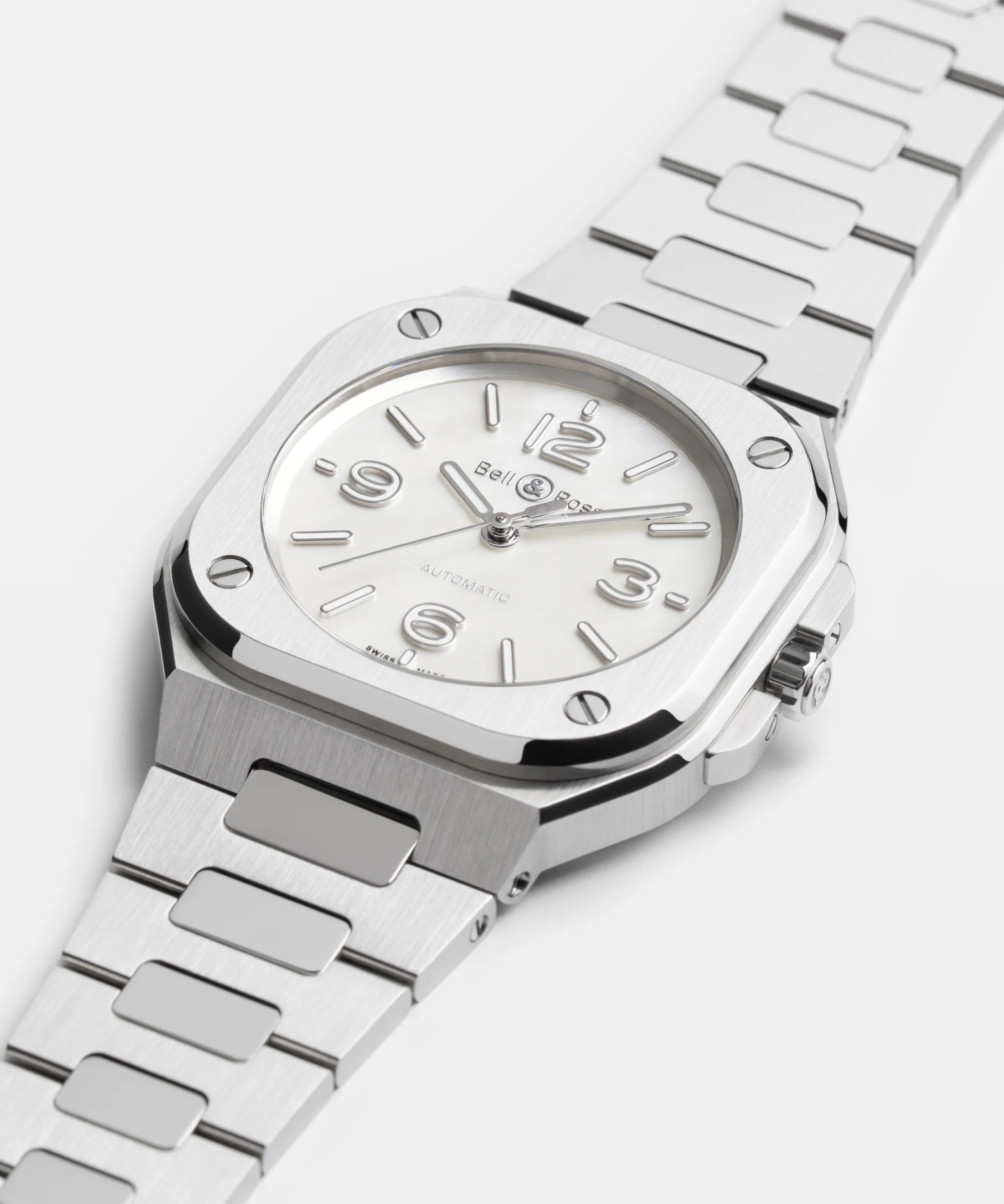 Bell & Ross BR 05 Mother Of Pearl Steel 36mm Watch - Image 4