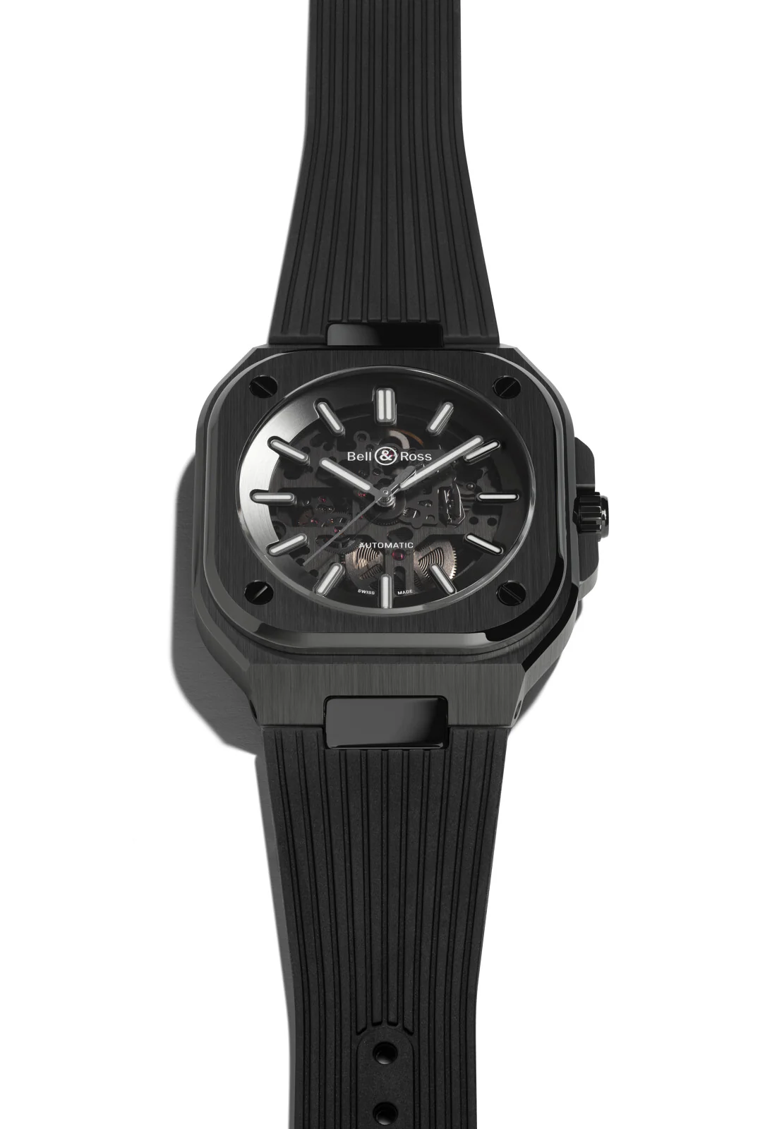 Bell & Ross BR 05 Skeleton Black Ceramic Rubber Watch - Image 2