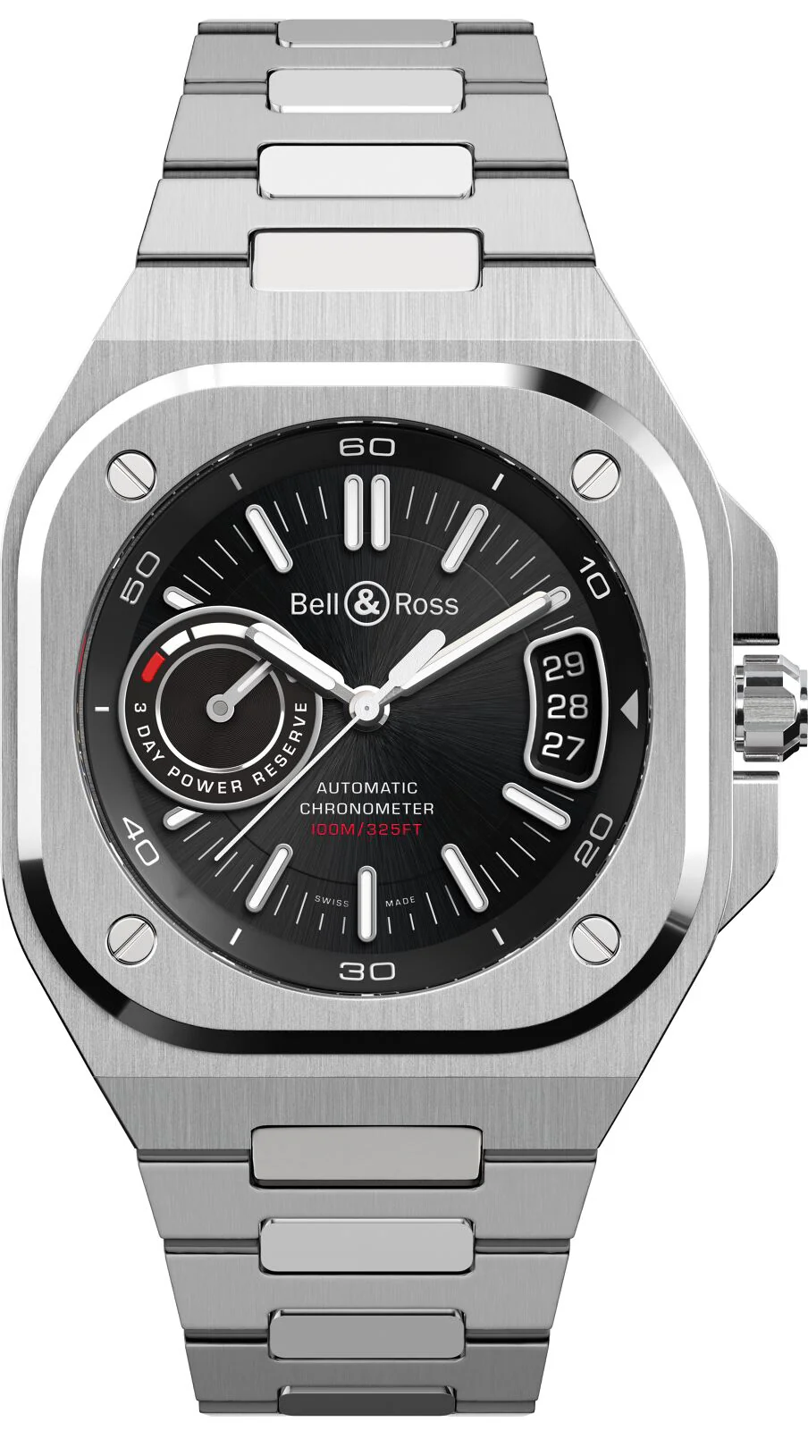 Bell & Ross BR X5 Auto IRM Black Bracelet Watch