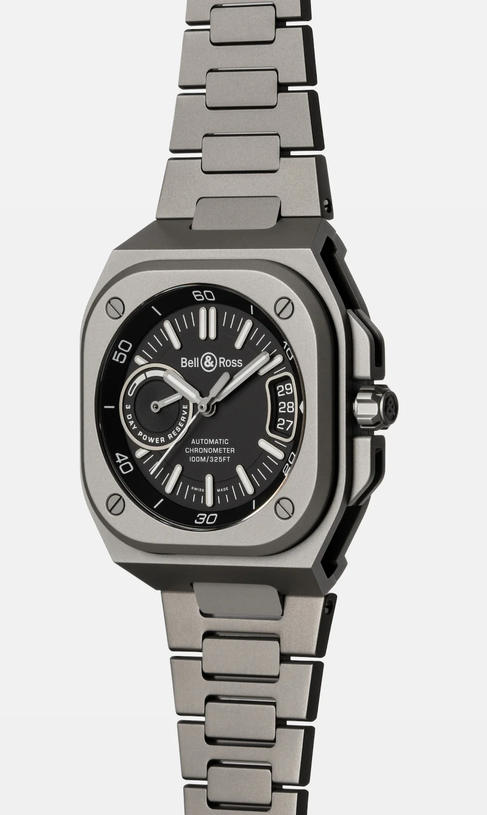 Bell & Ross BR X5 Black Titanium Bracelet Watch - Image 2