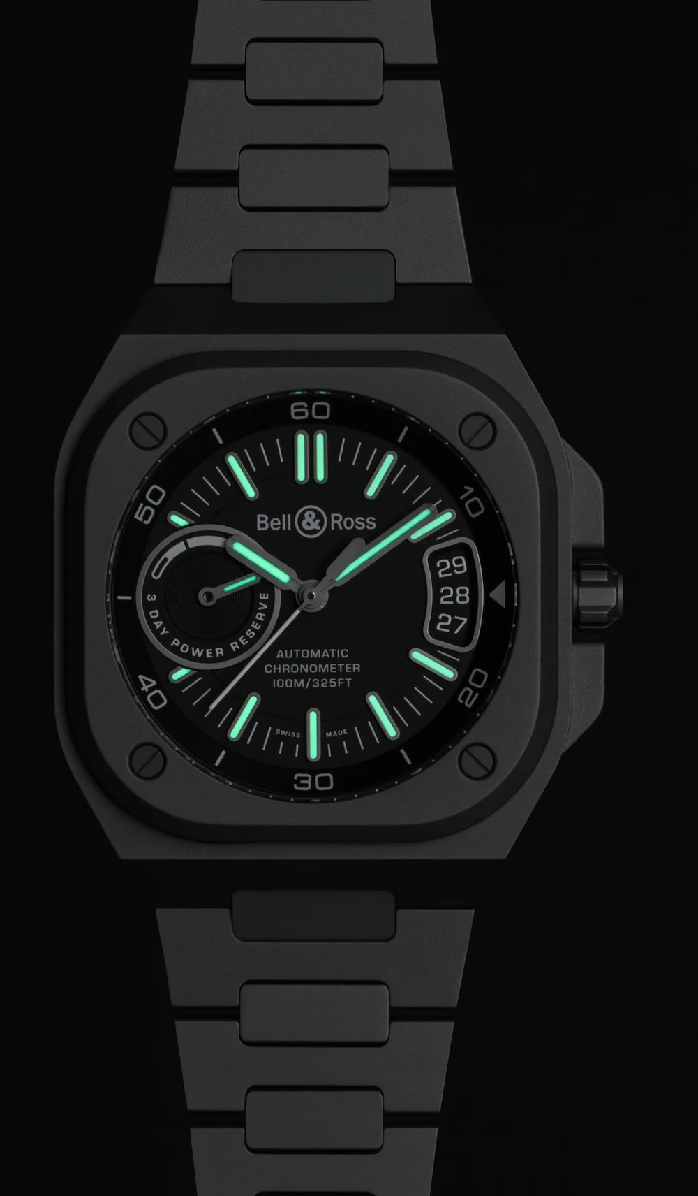 Bell & Ross BR X5 Black Titanium Bracelet Watch - Image 4