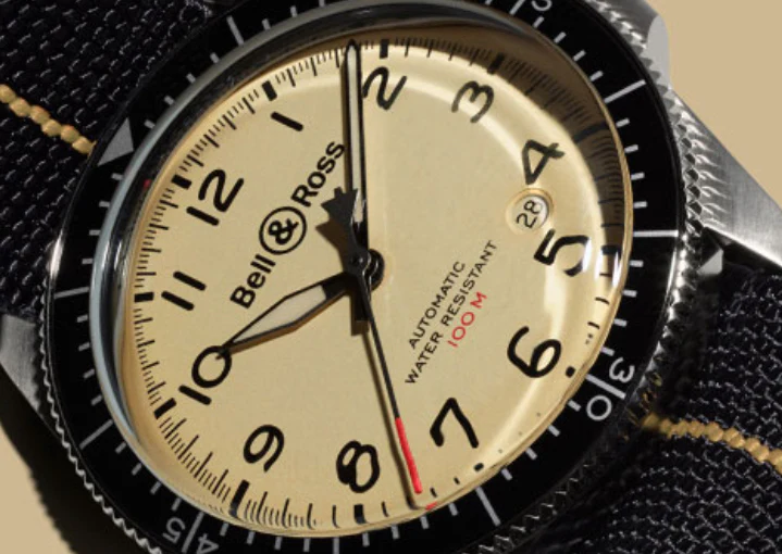 Bell & Ross Watch Vintage BR V2-92 Military Beige - Image 2
