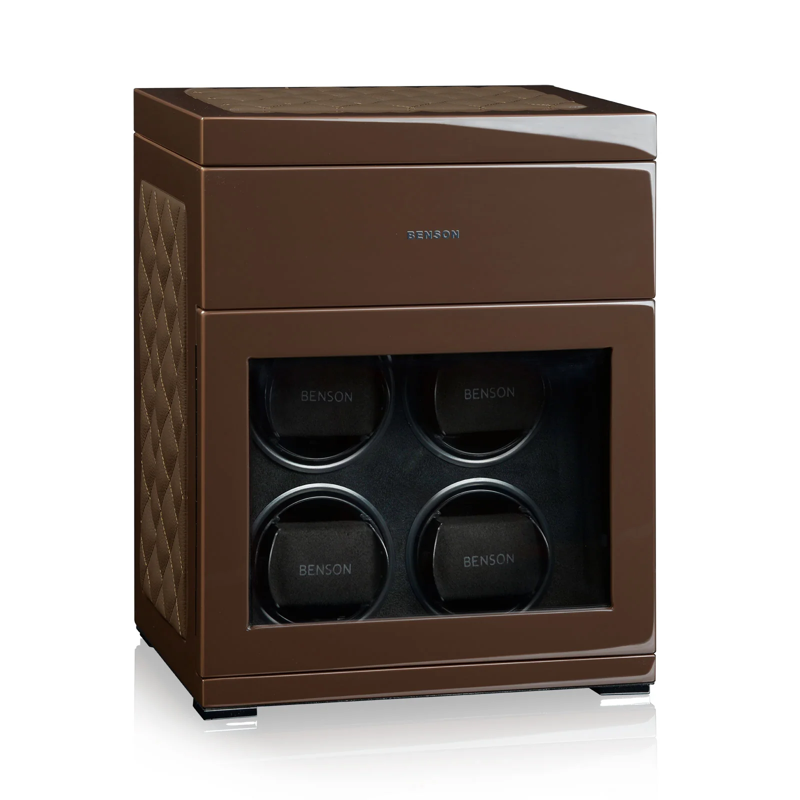 Benson Watch Winder Black Series 4.16 LE Brown/brown leather - Image 2