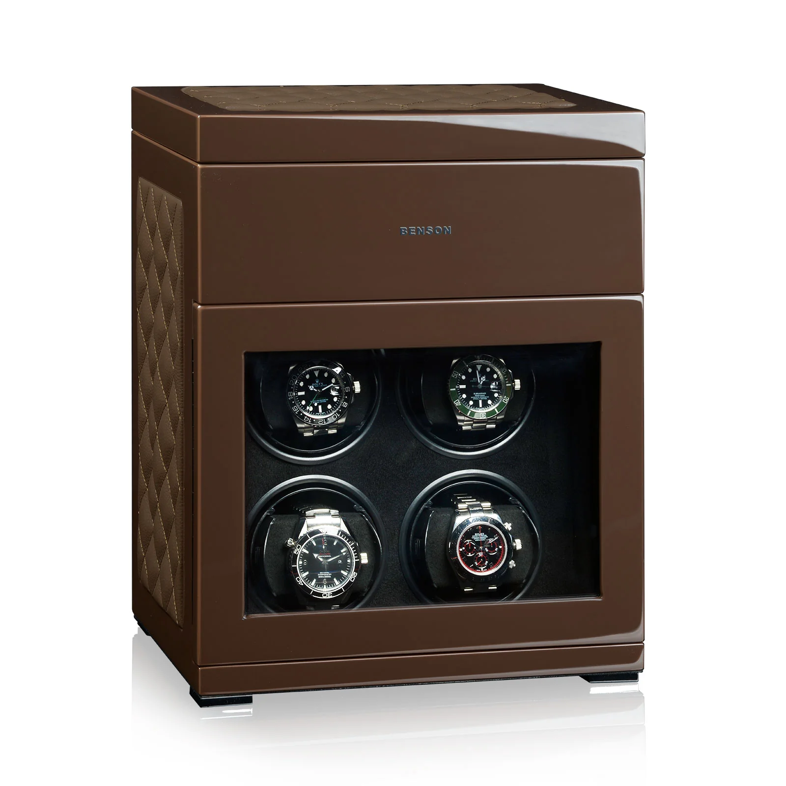 Benson Watch Winder Black Series 4.16 LE Brown/brown leather - Image 8