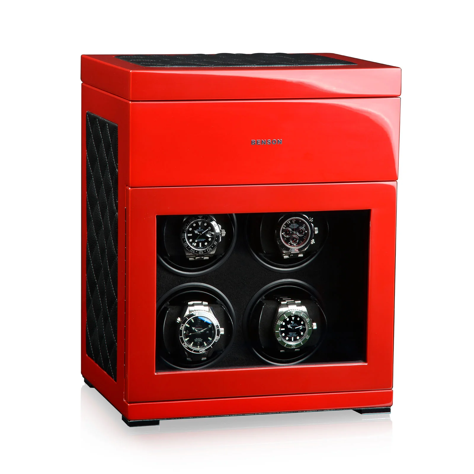 Benson Watch Winder Black Series 4.16 LE Red/black leather - Image 8