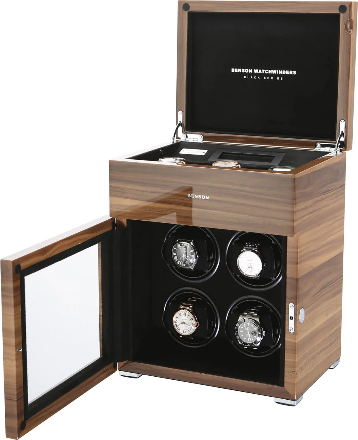Benson Watch Winder Black Series 4.16.WA Walnut Limited Edition - Image 2