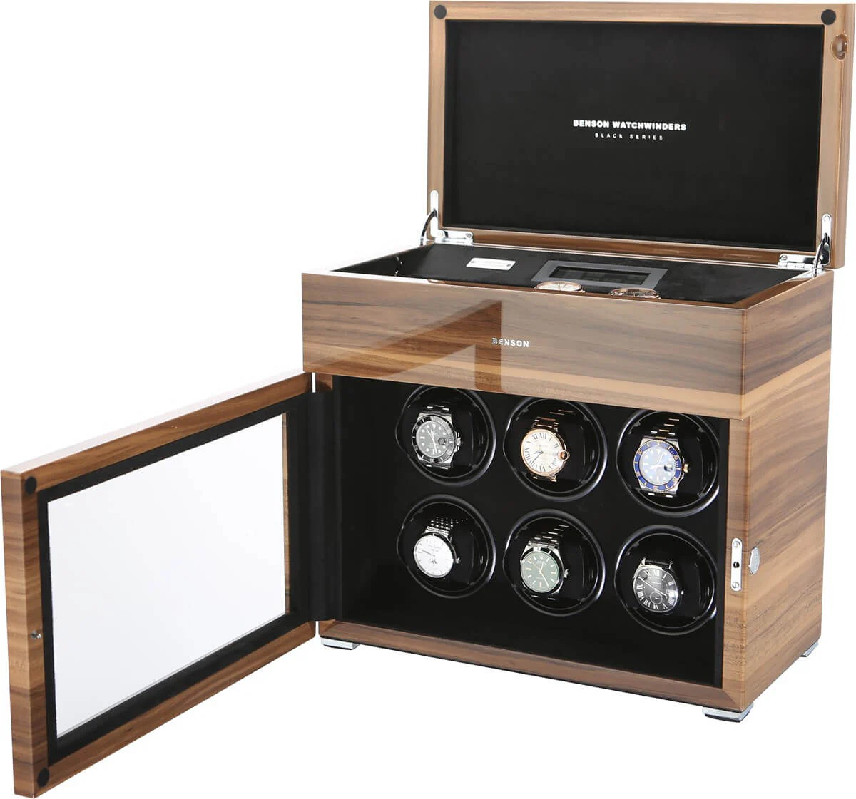 Benson Watch Winder Black Series 6.16.WA Walnut - Image 2