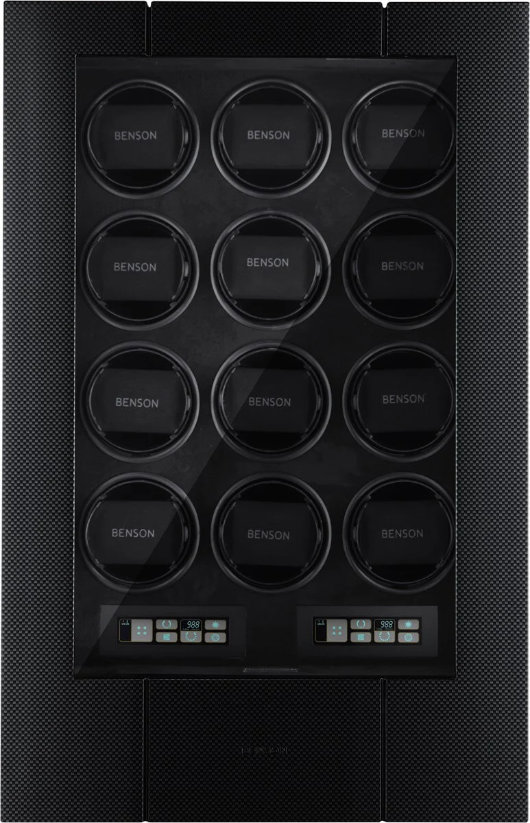 Benson Watch Winder Black Series Pro 12.19.CF Carbon Fiber - Image 3
