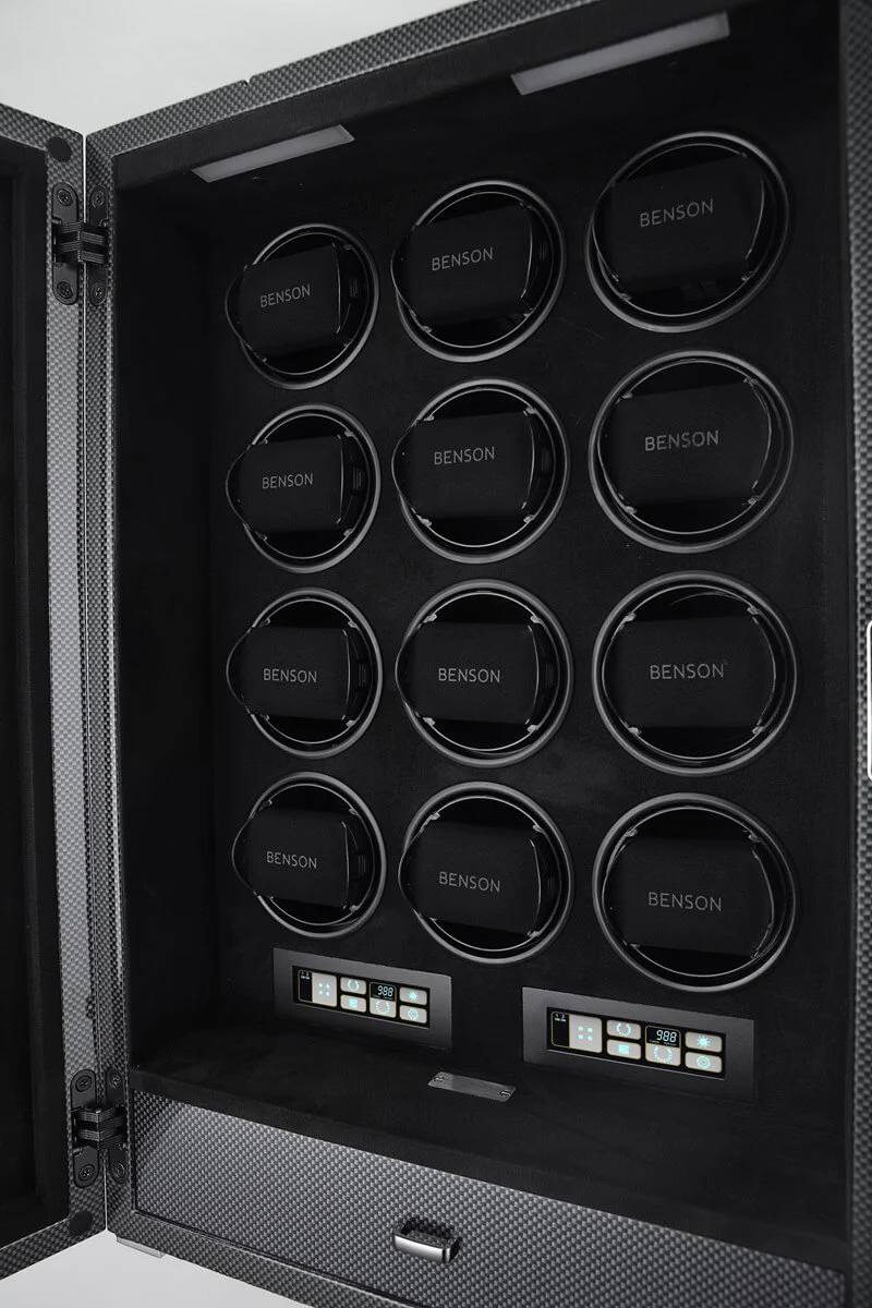 Benson Watch Winder Black Series Pro 12.19.CF Carbon Fiber - Image 4