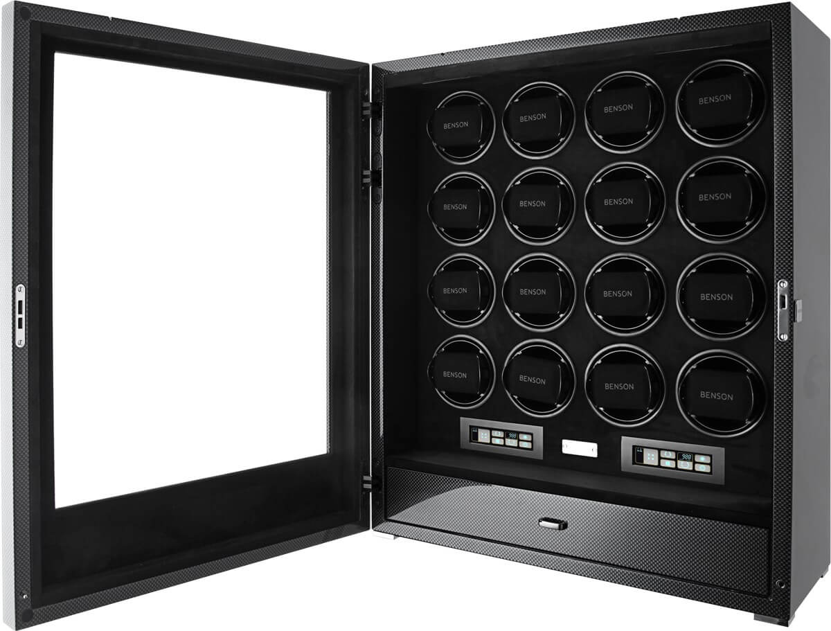 Benson Watch Winder Black Series Pro 16.19.CF Carbon Fiber - Image 2