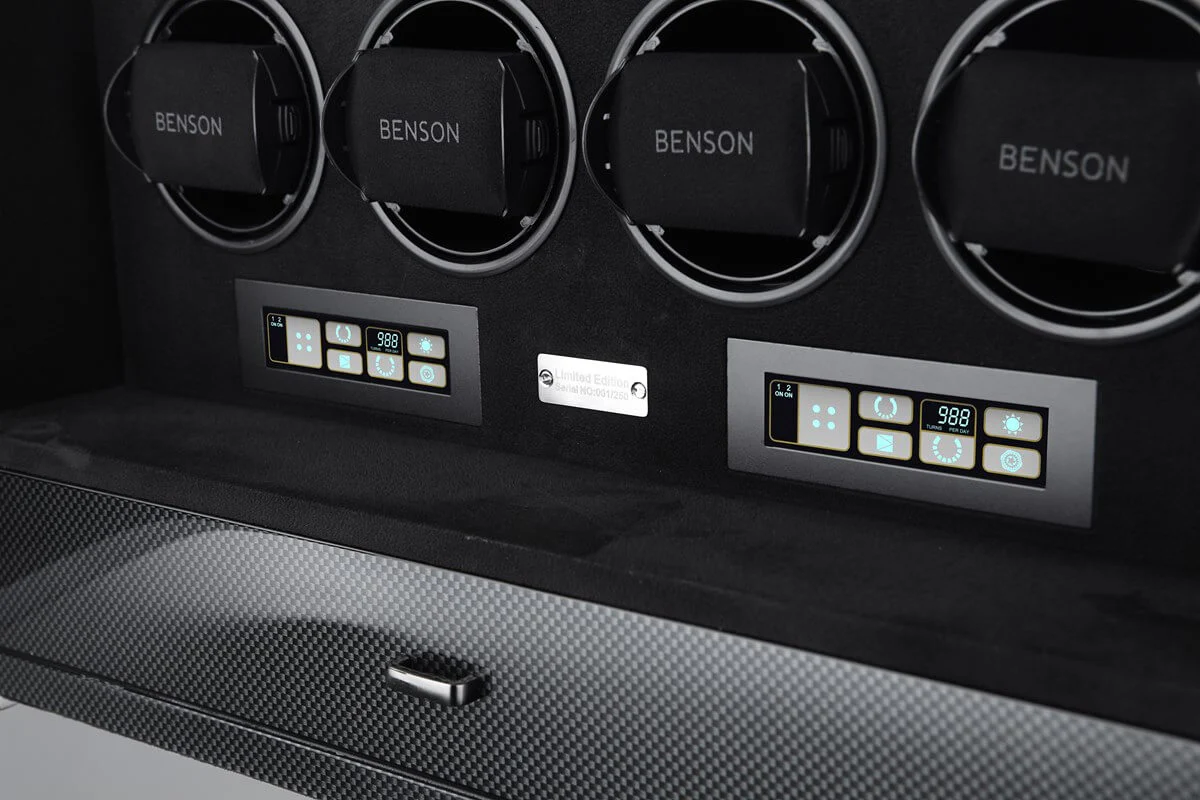 Benson Watch Winder Black Series Pro 16.19.CF Carbon Fiber - Image 5