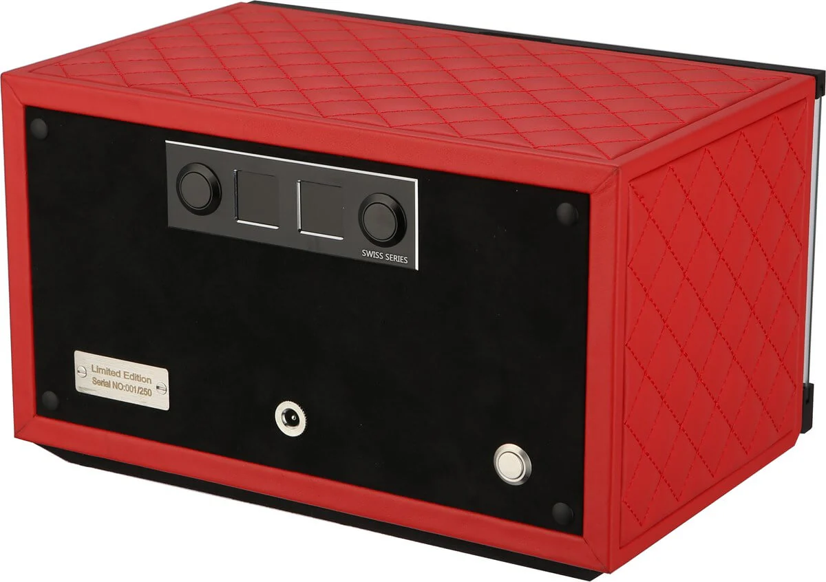 Benson Watch Winder Double Swiss Series 2.20 Red Leather Limited Edition - Image 3