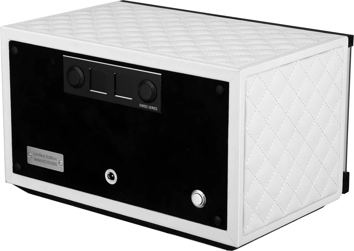 Benson Watch Winder Double Swiss Series 2.20 White Leather Limited Edition - Image 3