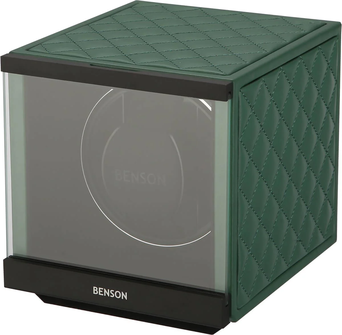 Benson Watch Winder Single Swiss Series 1.20 Green Leather Limited Edition - Image 2