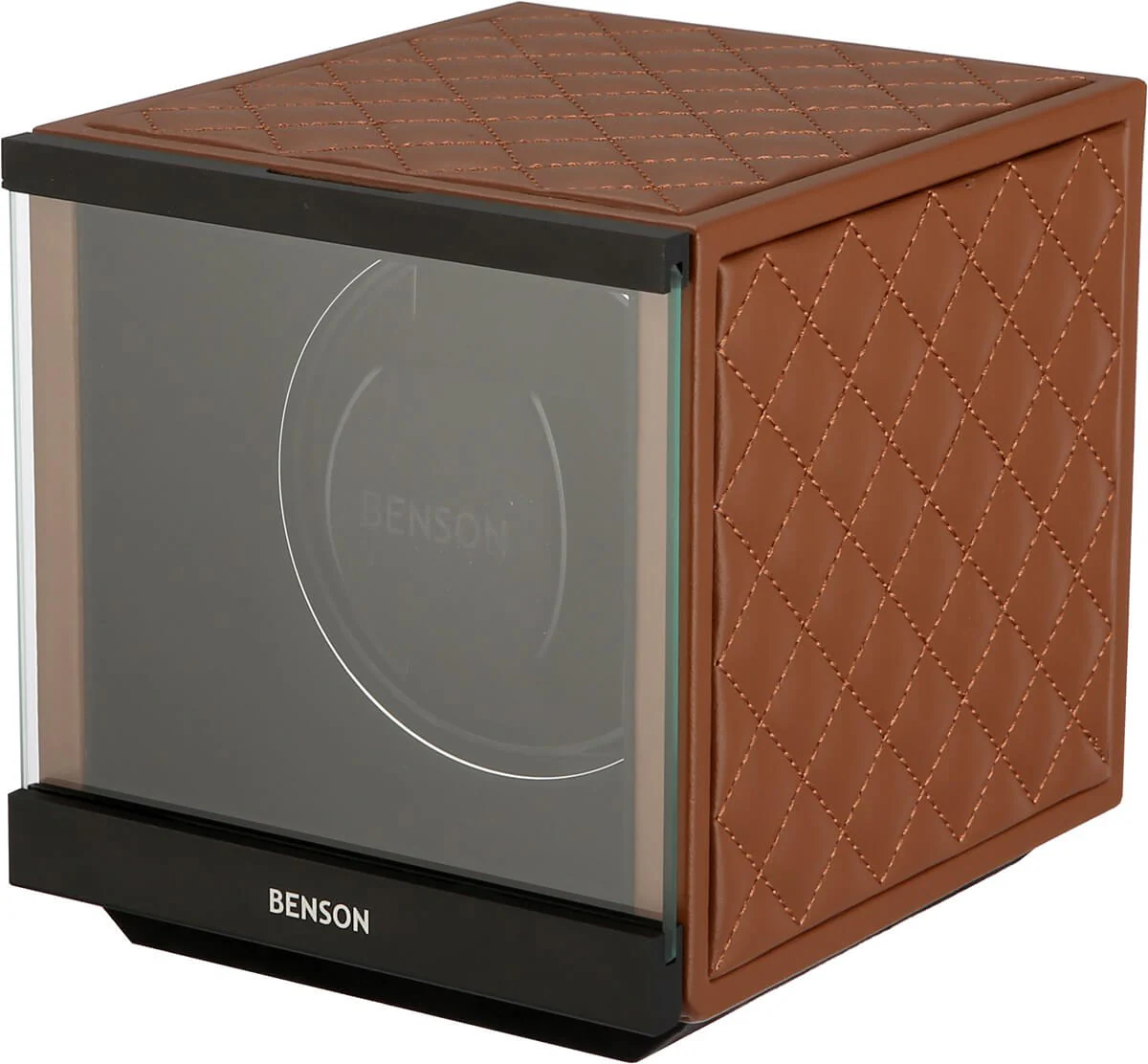 Benson Watch Winder Single Swiss Series 1.20 Light Brown Leather - Image 2