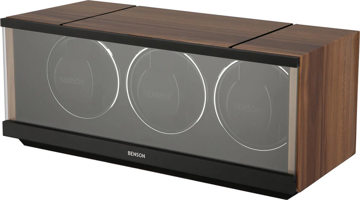 Benson Watch Winder Triple Swiss Series 3.20 Walnut - Image 2