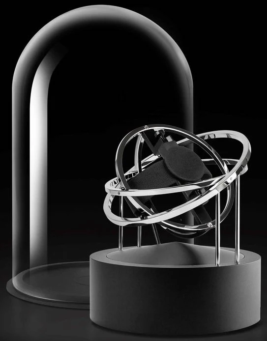 Bernard Favre Watch Winder Planet Double Axis Black Base