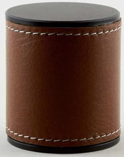 Bernard Favre Watchmakers Eye Loupe Red Tool Black Aluminium With Brown Leather - Image 2