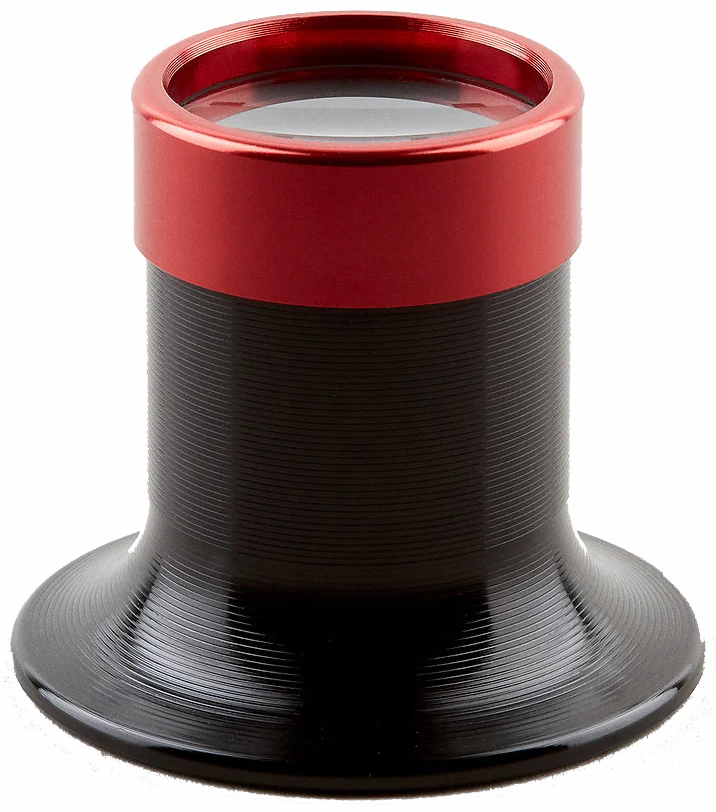 Bernard Favre Watchmakers Eye Loupe Red Tool Black Aluminium With Carbon - Image 3