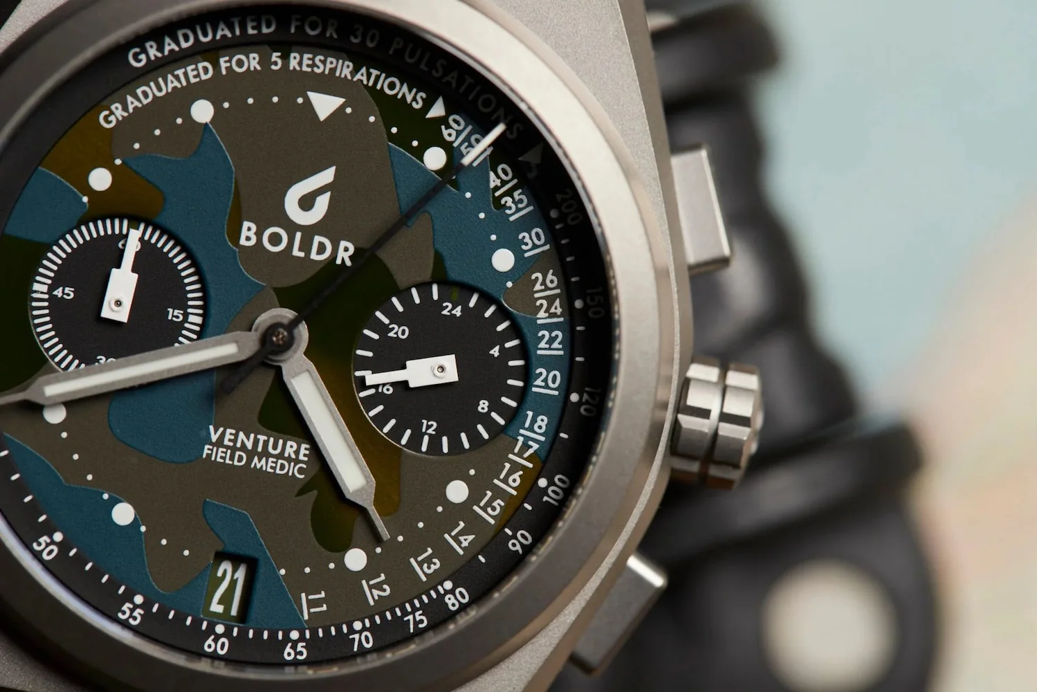 Boldr Watch Field Medic Camo Green D - Image 3