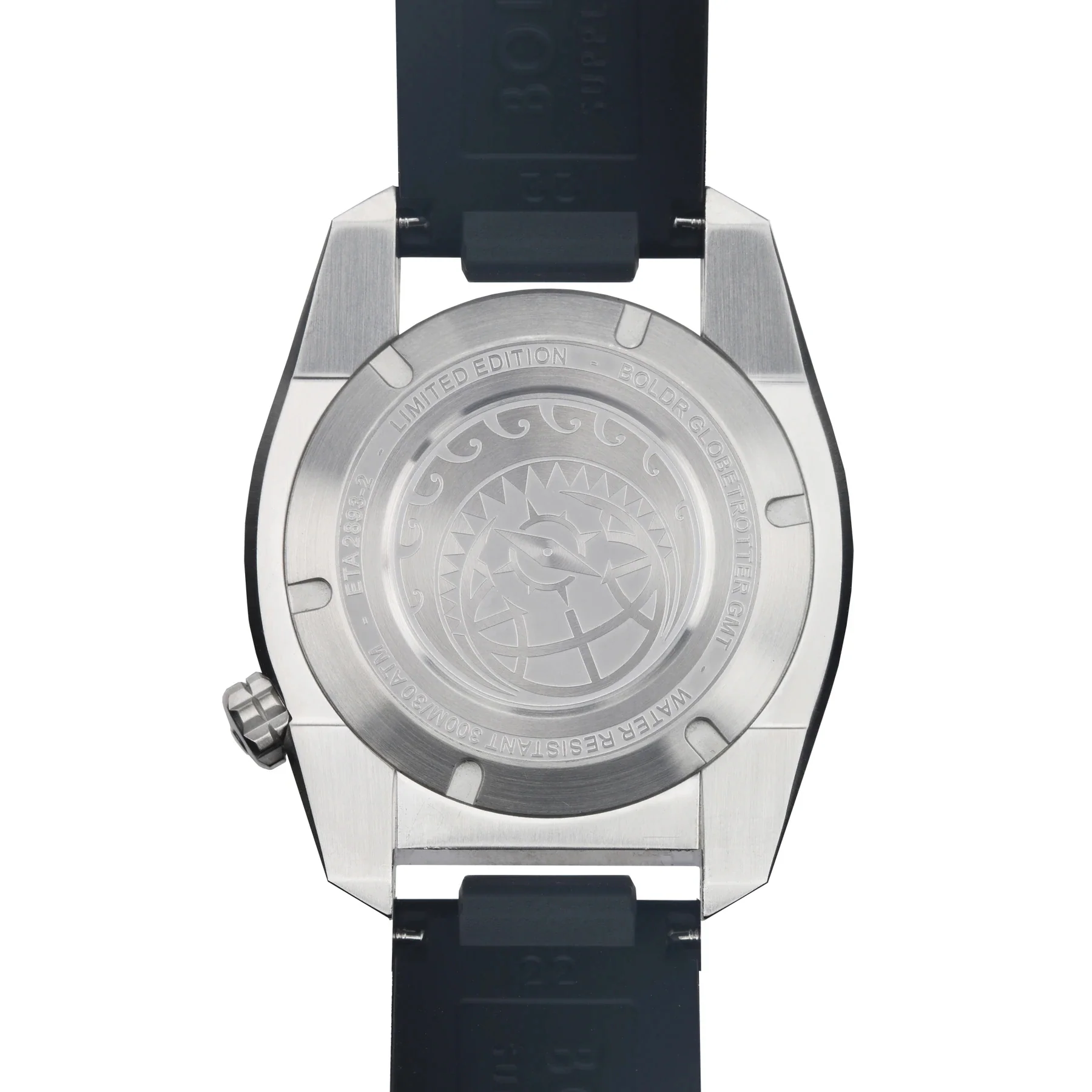 Boldr Watch Globetrotter GMT Blue Red - Image 3
