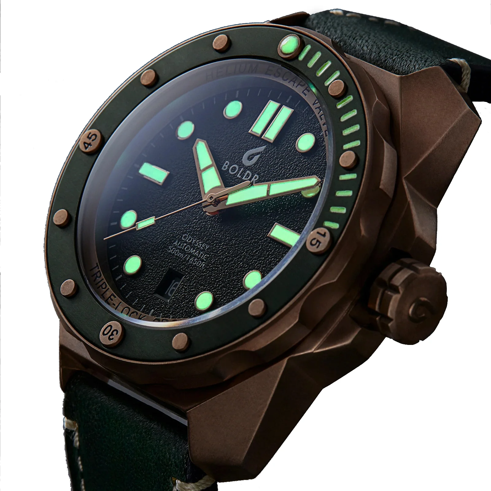 Boldr Watch Odyssey Bronze Serpentine - Image 3