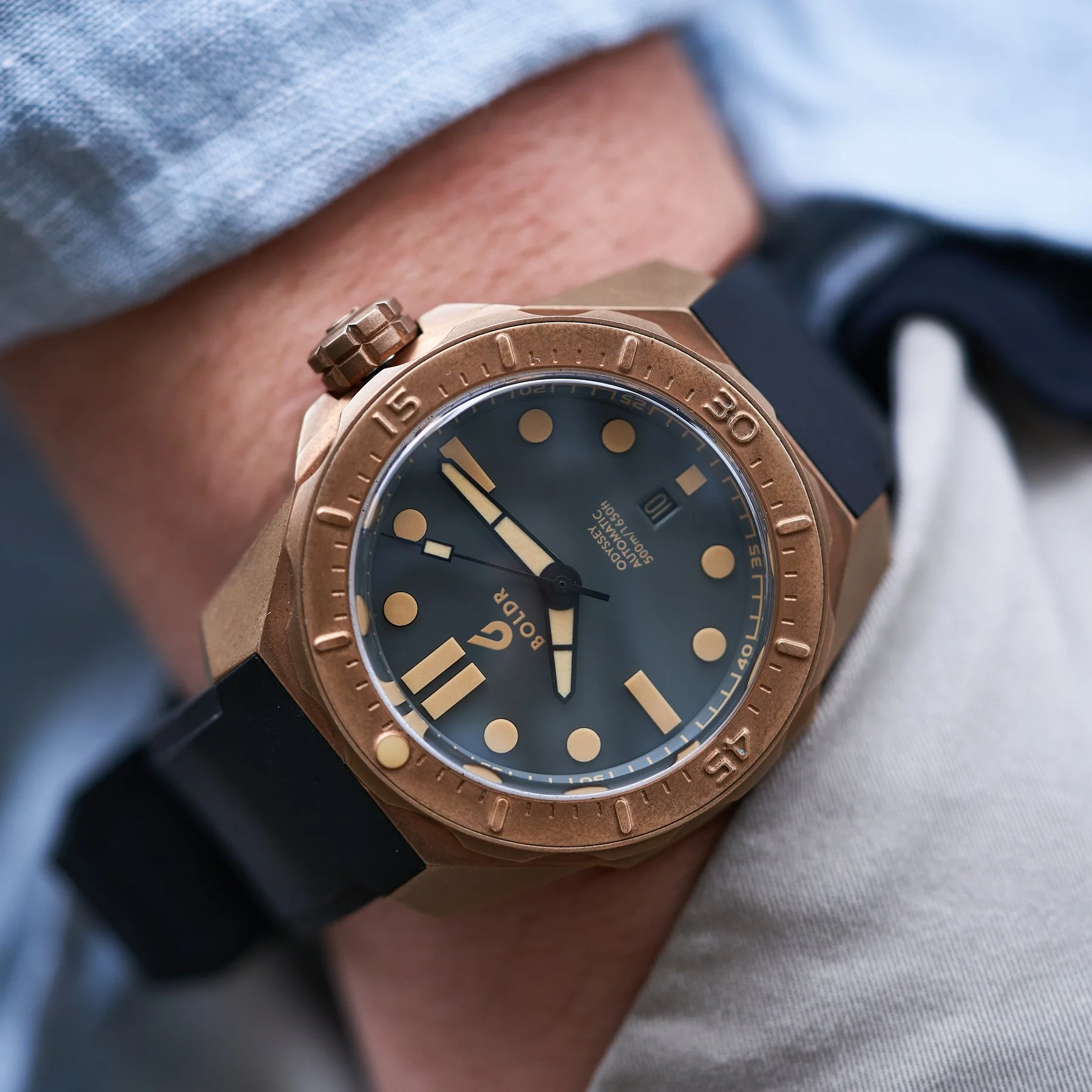 Boldr Watch Odyssey Bronze Slate Grey Limited Edition - Image 4