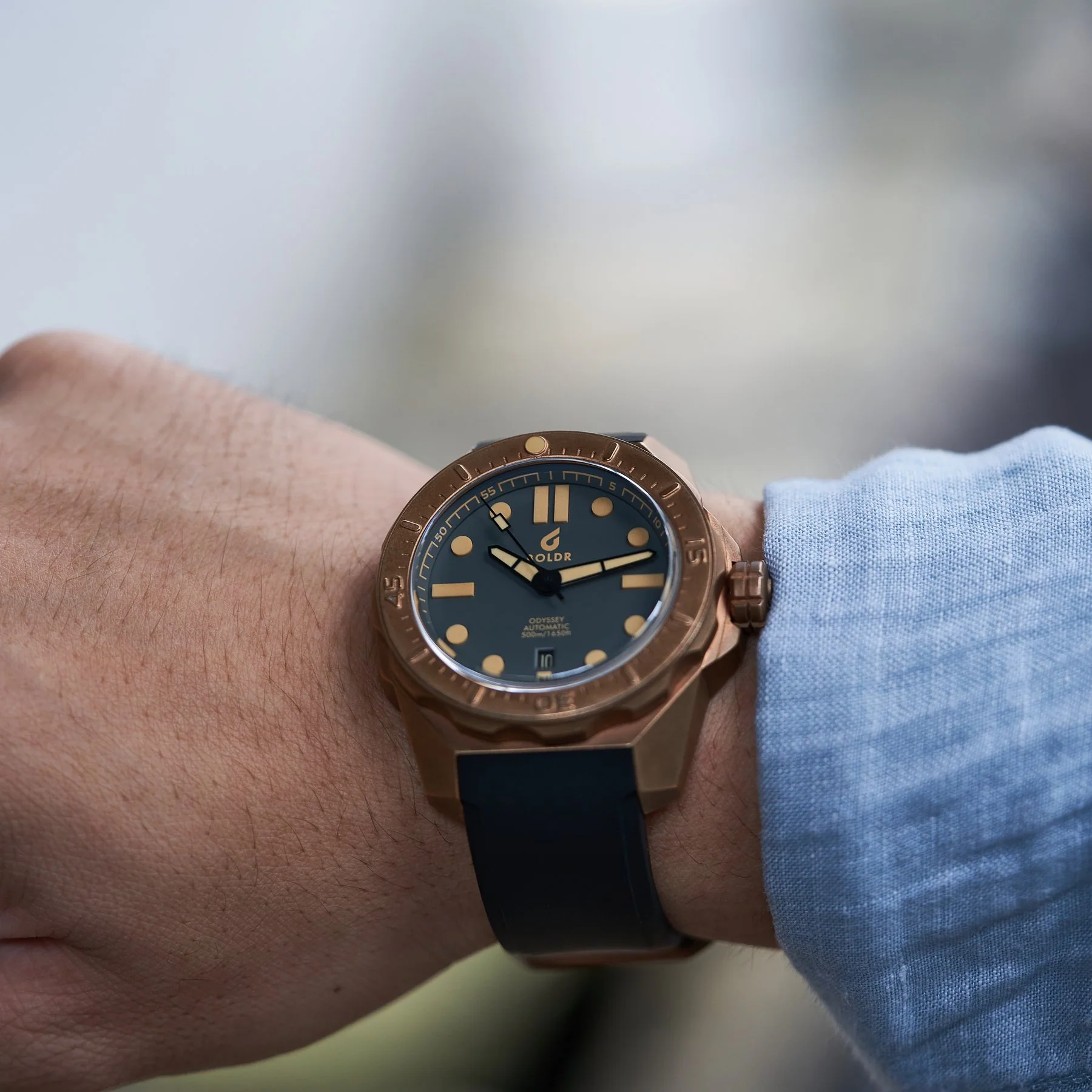 Boldr Watch Odyssey Bronze Slate Grey Limited Edition - Image 5