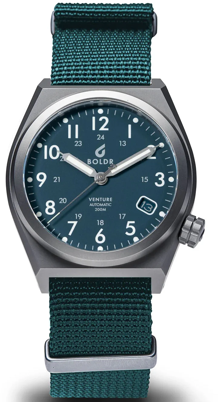 Boldr Watch Venture Field Blue Fuel