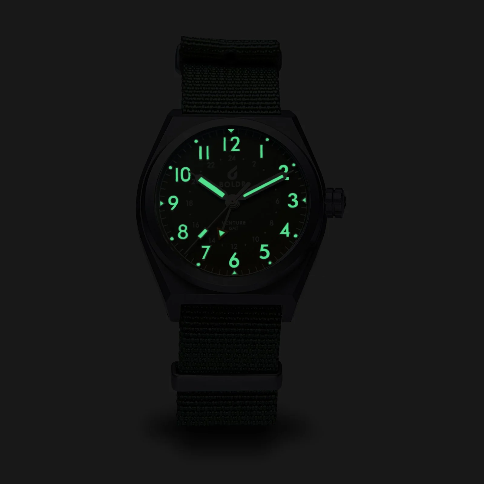 Boldr Watch Venture GMT Green - Image 2