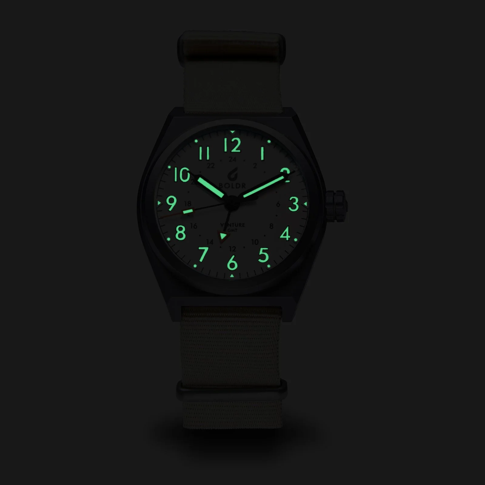 Boldr Watch Venture GMT Khaki - Image 2