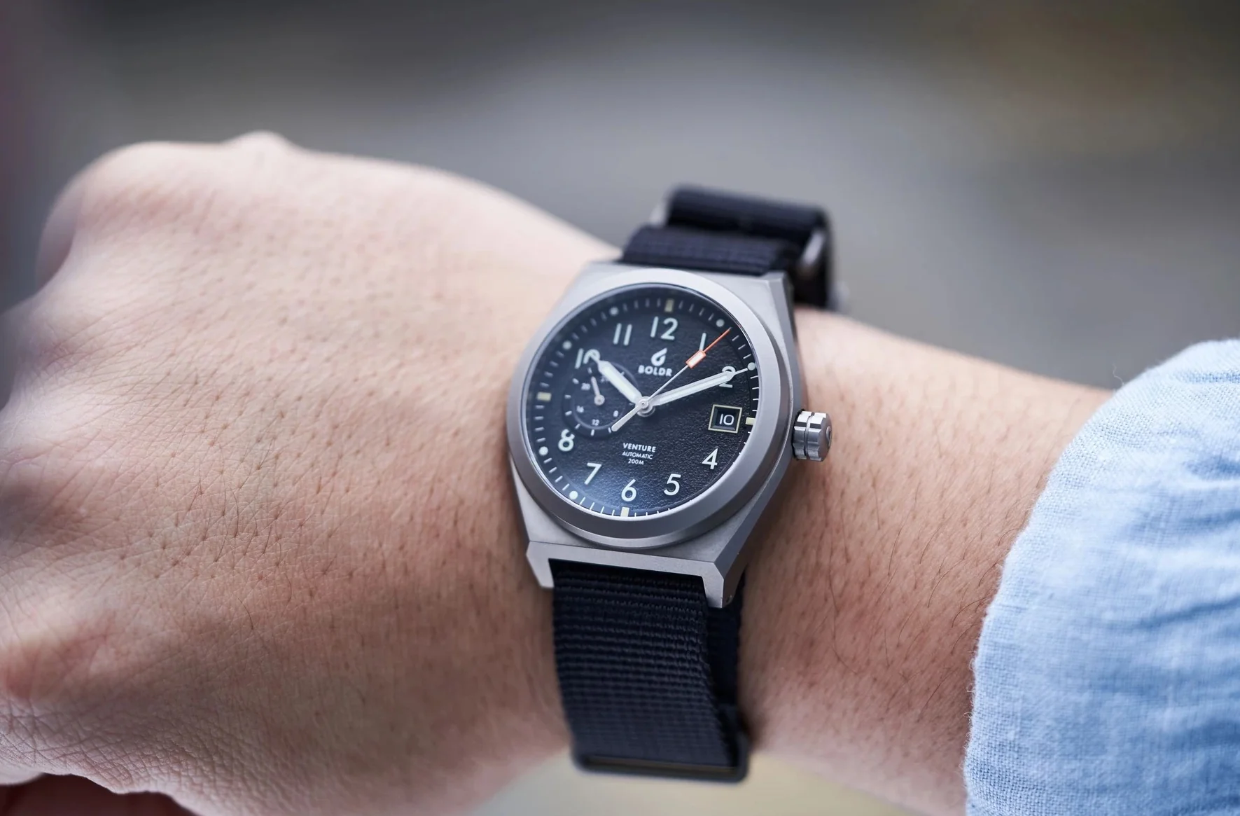 Boldr Watch Venture Wayfarer Black - Image 5