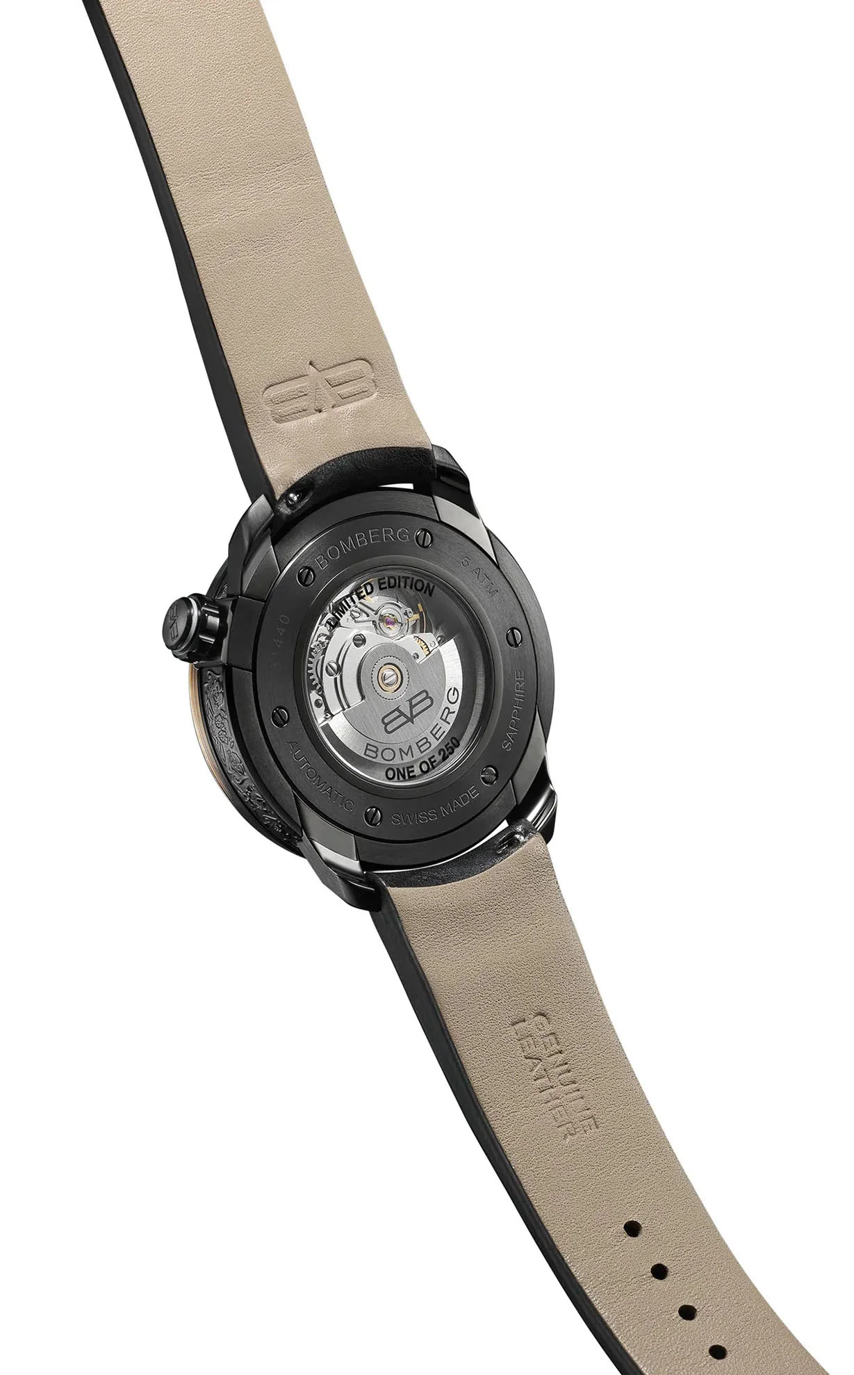 Bomberg BB-01 Auto Mariachi Black Limited Edition Watch - Image 2