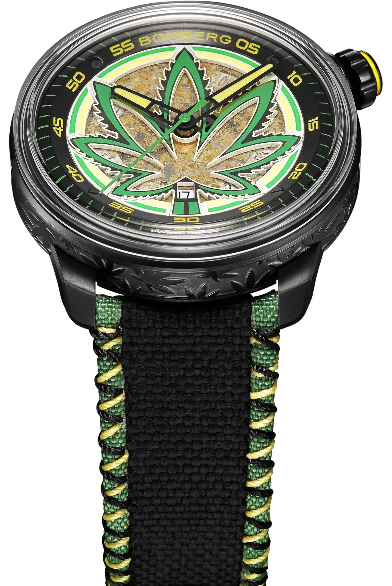 Bomberg BB-01 Auto Cure The Bulldog Black Limited Edition Watch - Image 2