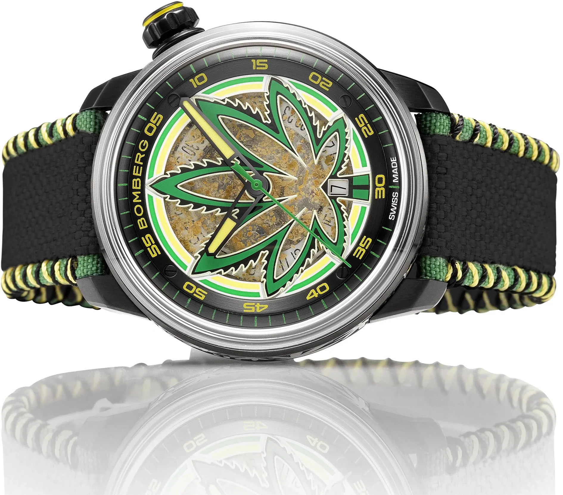 Bomberg BB-01 Auto Cure The Bulldog Black Limited Edition Watch - Image 3